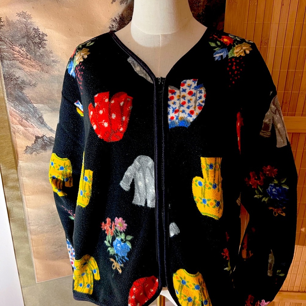 Vintage Large Geoffrey Beene Sport light sweater